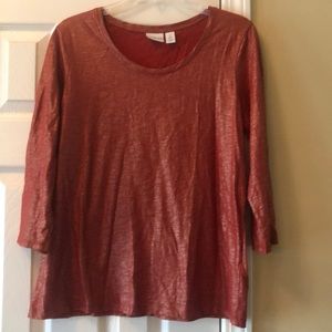 Chico’s Zynergy red top